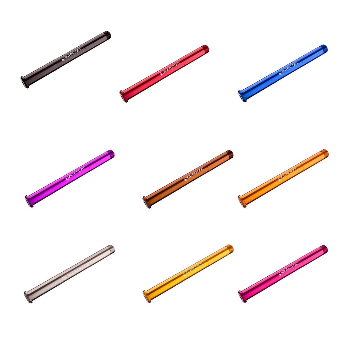 Axe de Roue Avant  BURGTEC pour Fourches Rockshox 15x110 mm Boost Rose