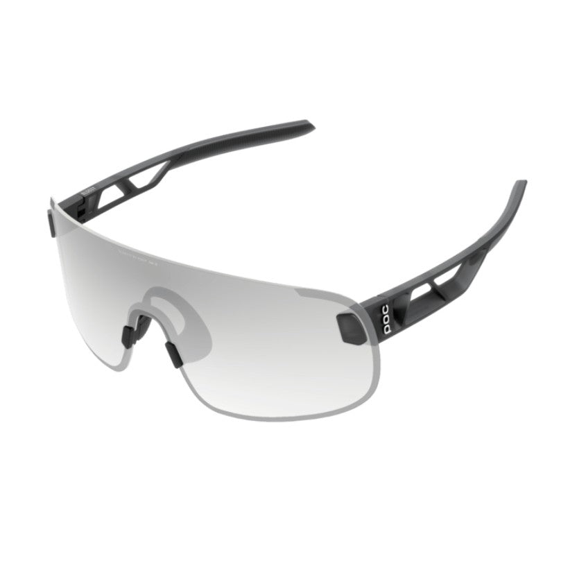 POC ELICIT Translucent Black Glasses Clarity Photochromic Grey Lens