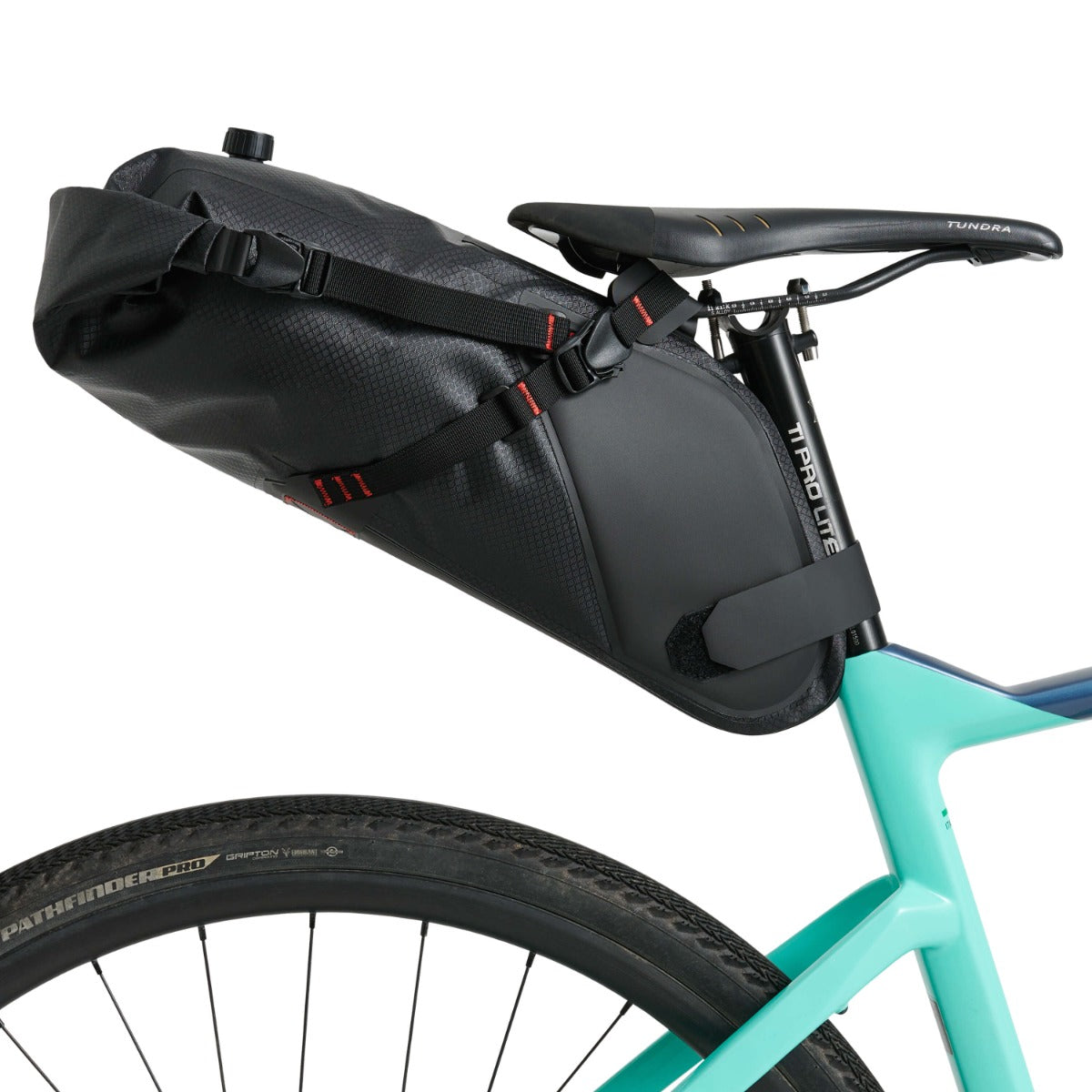 USWE ROLLTOP SADDLE BAG 9 L Black