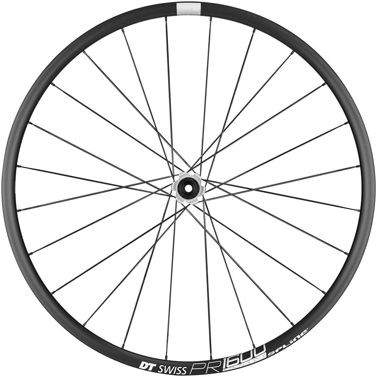 DT SWISS PR 1600 SPLINE 23 DISC Koło przednie przystosowane do jazdy bezdętkowej (centralna blokada)