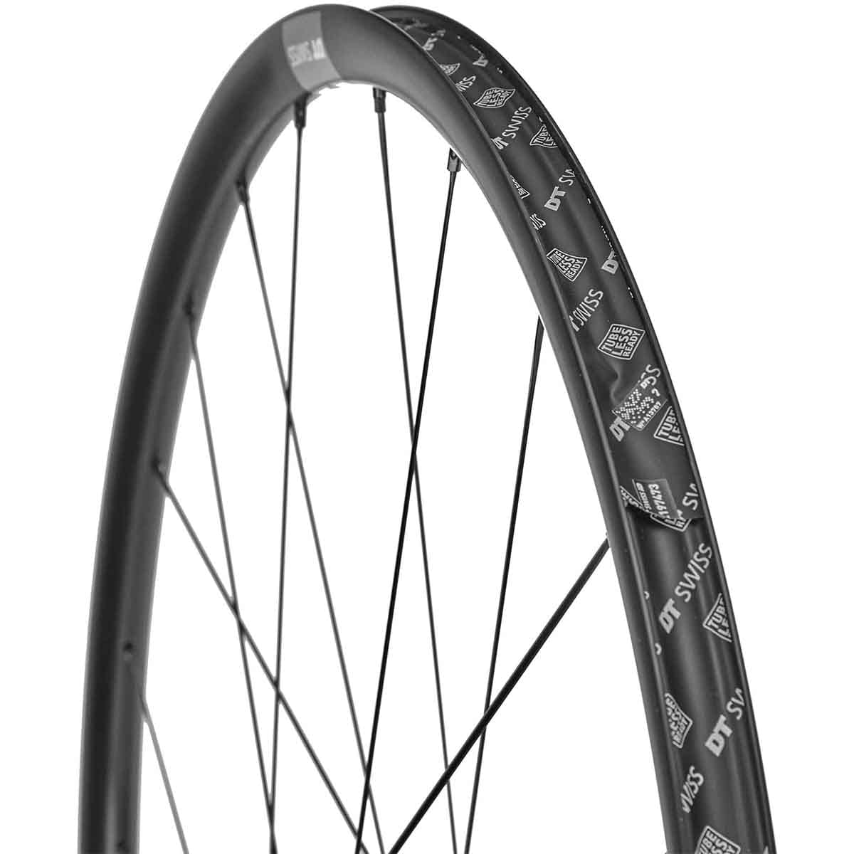DT SWISS PR 1600 SPLINE 23 DISC Koło przednie przystosowane do jazdy bezdętkowej (centralna blokada)