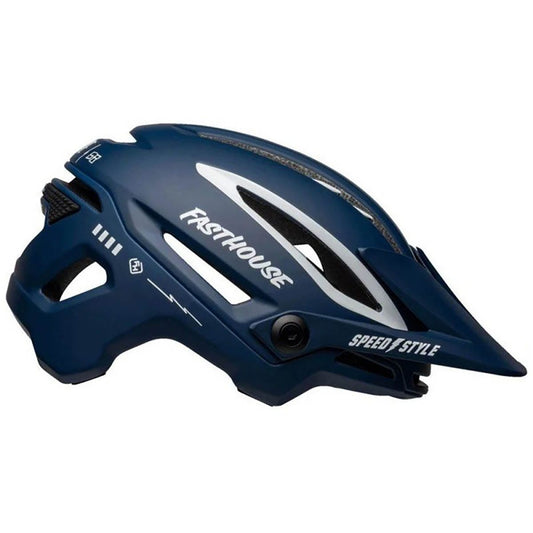 Kask MTB BELL SIXER MIPS FAST HOUSE niebieski/biały