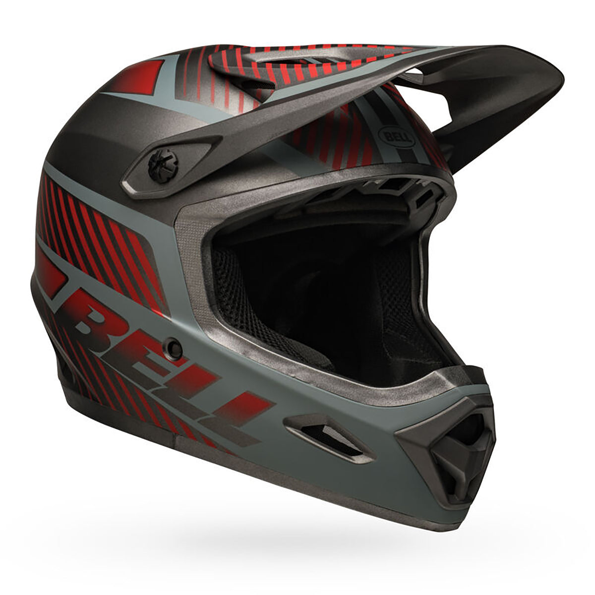Kask MTB BELL TRANSFER szary/czerwony