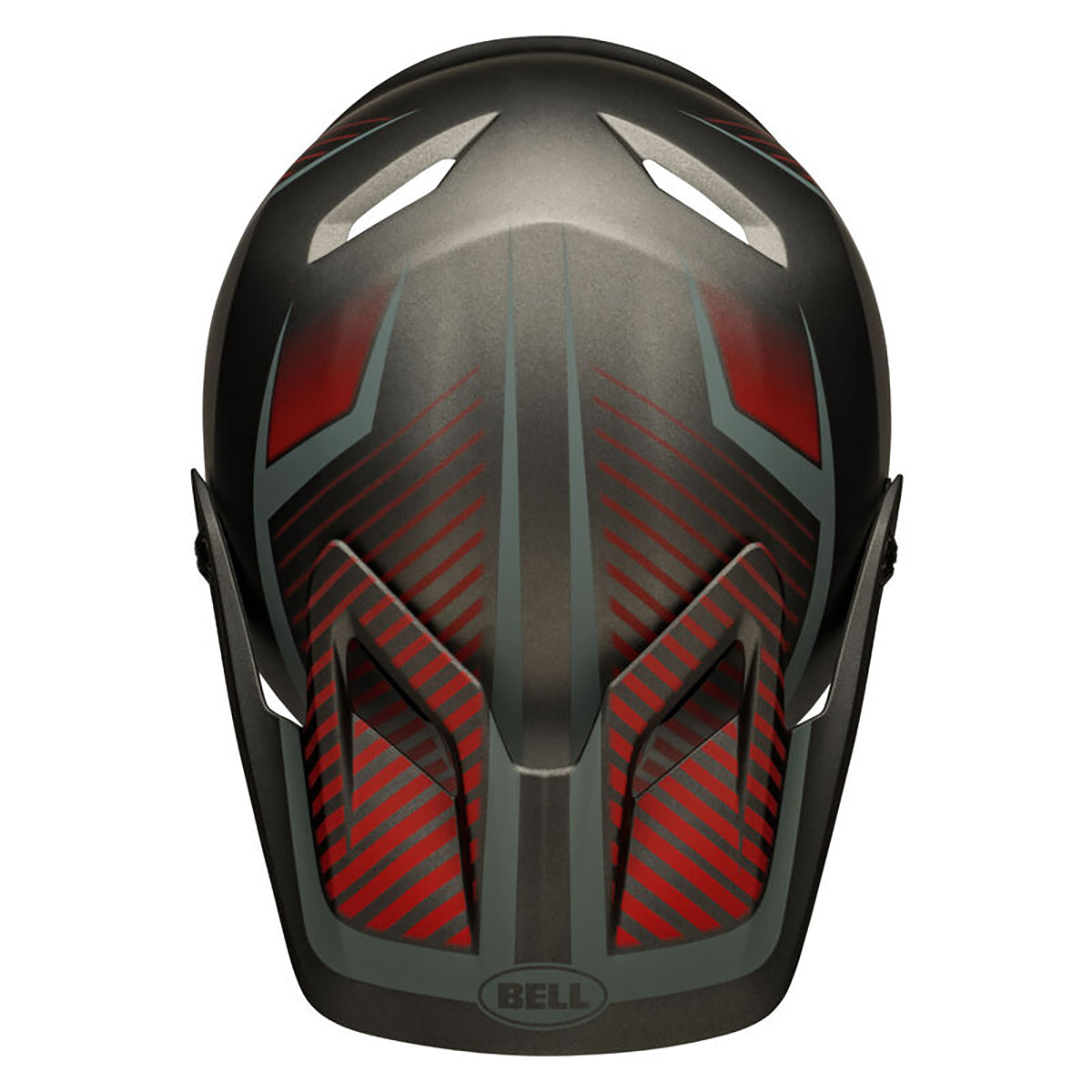 Kask MTB BELL TRANSFER szary/czerwony