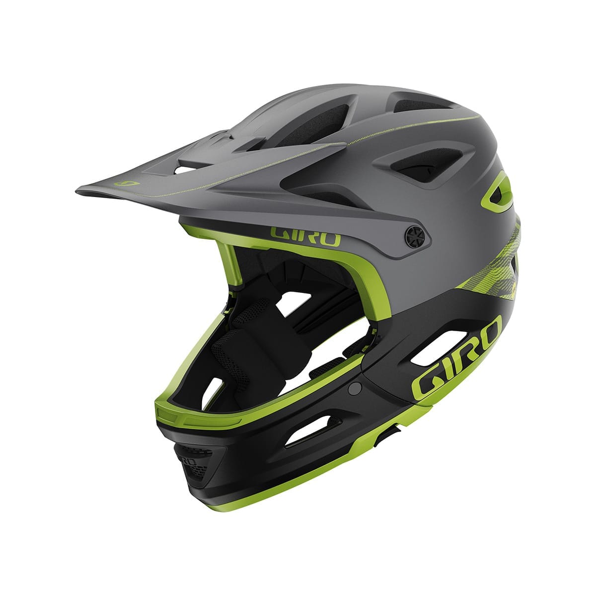 Kask MTB GIRO SWITCHBLADE MIPS szary/żółty