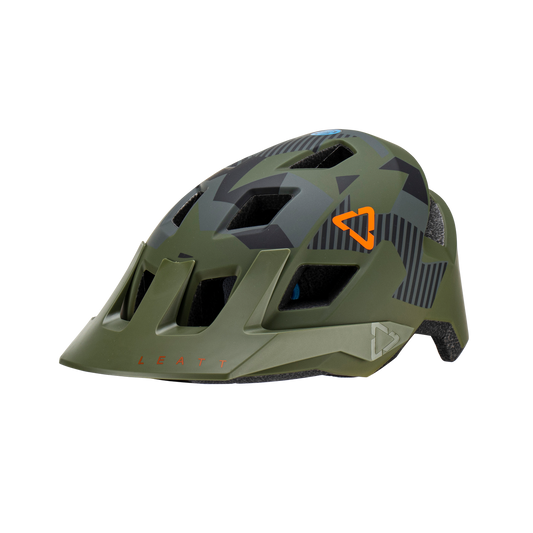 MTB Helmet LEATT ALL-MOUNTAIN 1.0 Junior Khaki