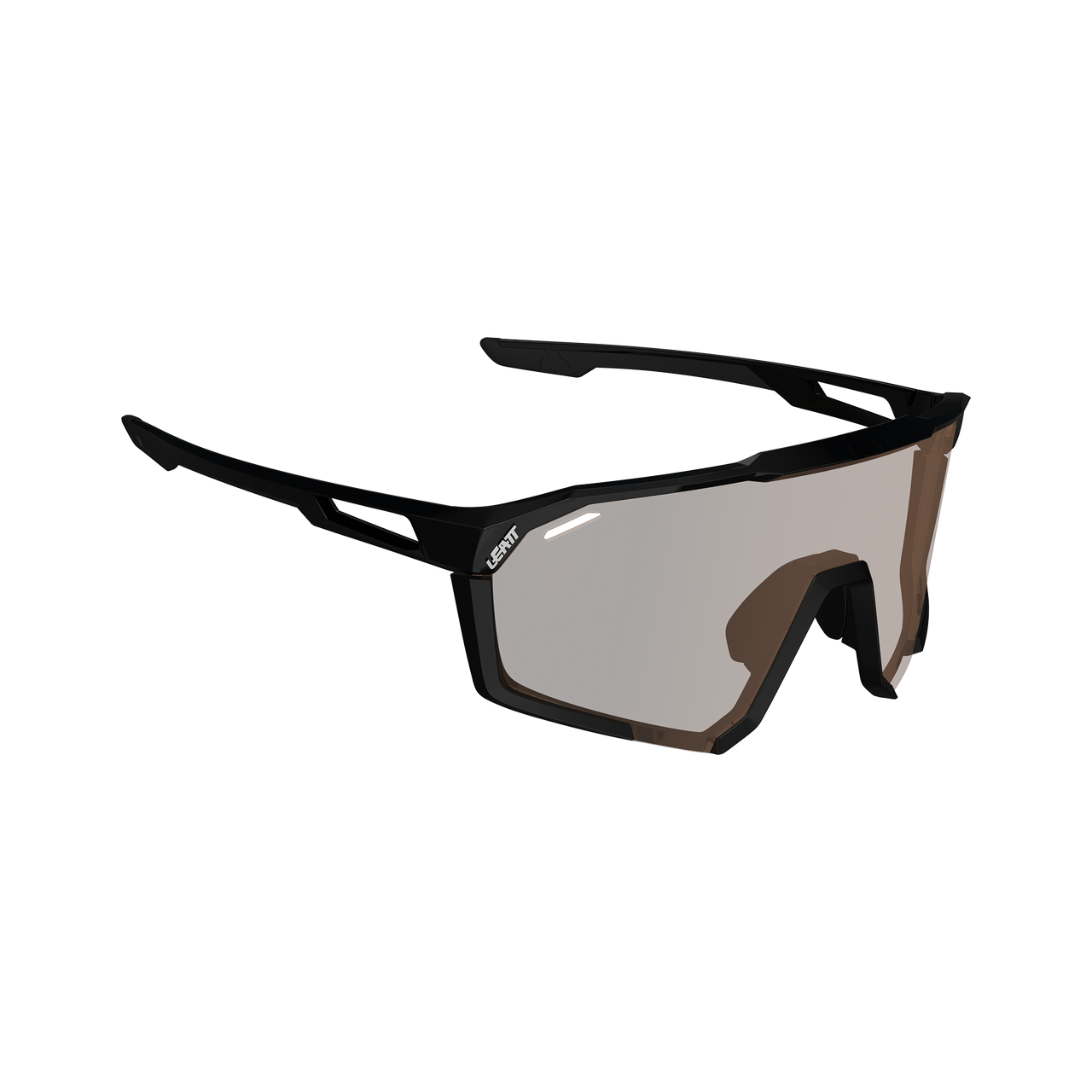 LEATT SPEEDVIZ PRO Glasses Satin Black Iriz Silver Photochromic Lens