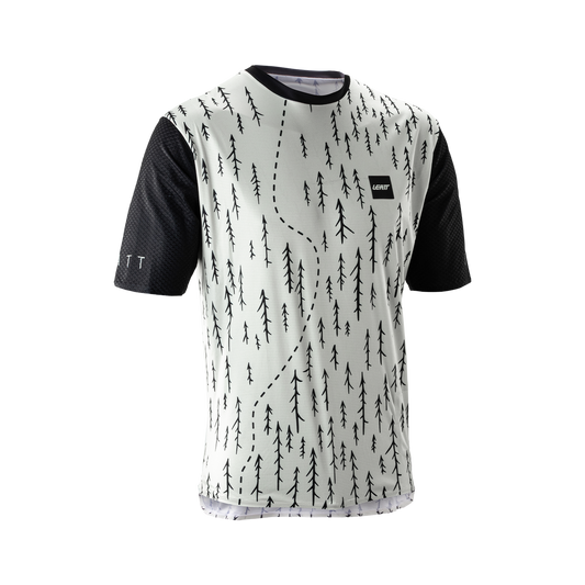 LEATT MTB TRAIL 3.0 Short Sleeve Jersey White