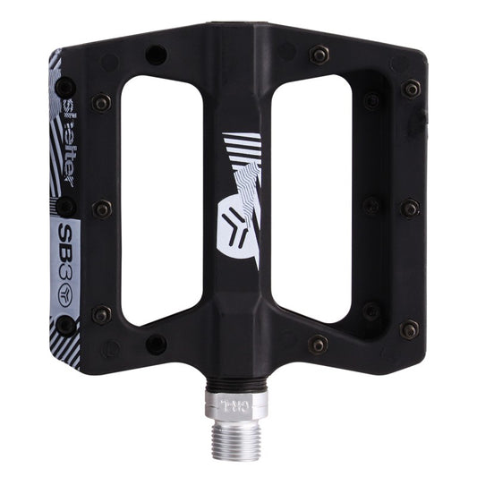 SB3 Shelter flat pedals Black