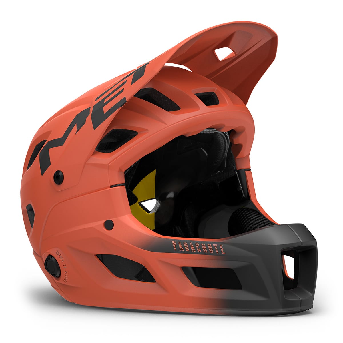 Kask MTB MET PARACHUTE MCR MIPS pomarańczowo-czarny