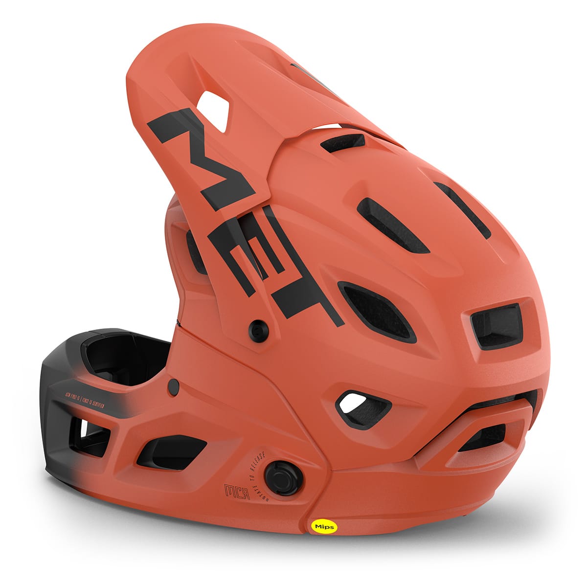 Kask MTB MET PARACHUTE MCR MIPS pomarańczowo-czarny
