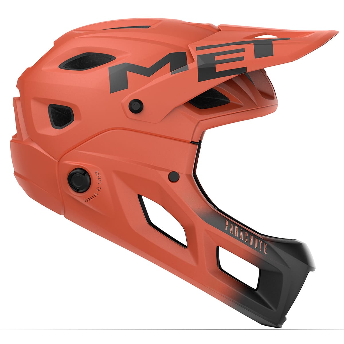 Kask MTB MET PARACHUTE MCR MIPS pomarańczowo-czarny
