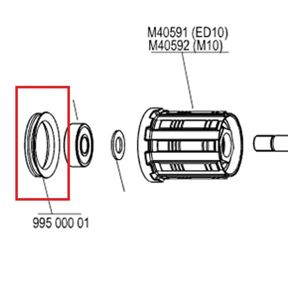 MAVIC Lip Seal for FTS-L/FTS-X Freewheel Body