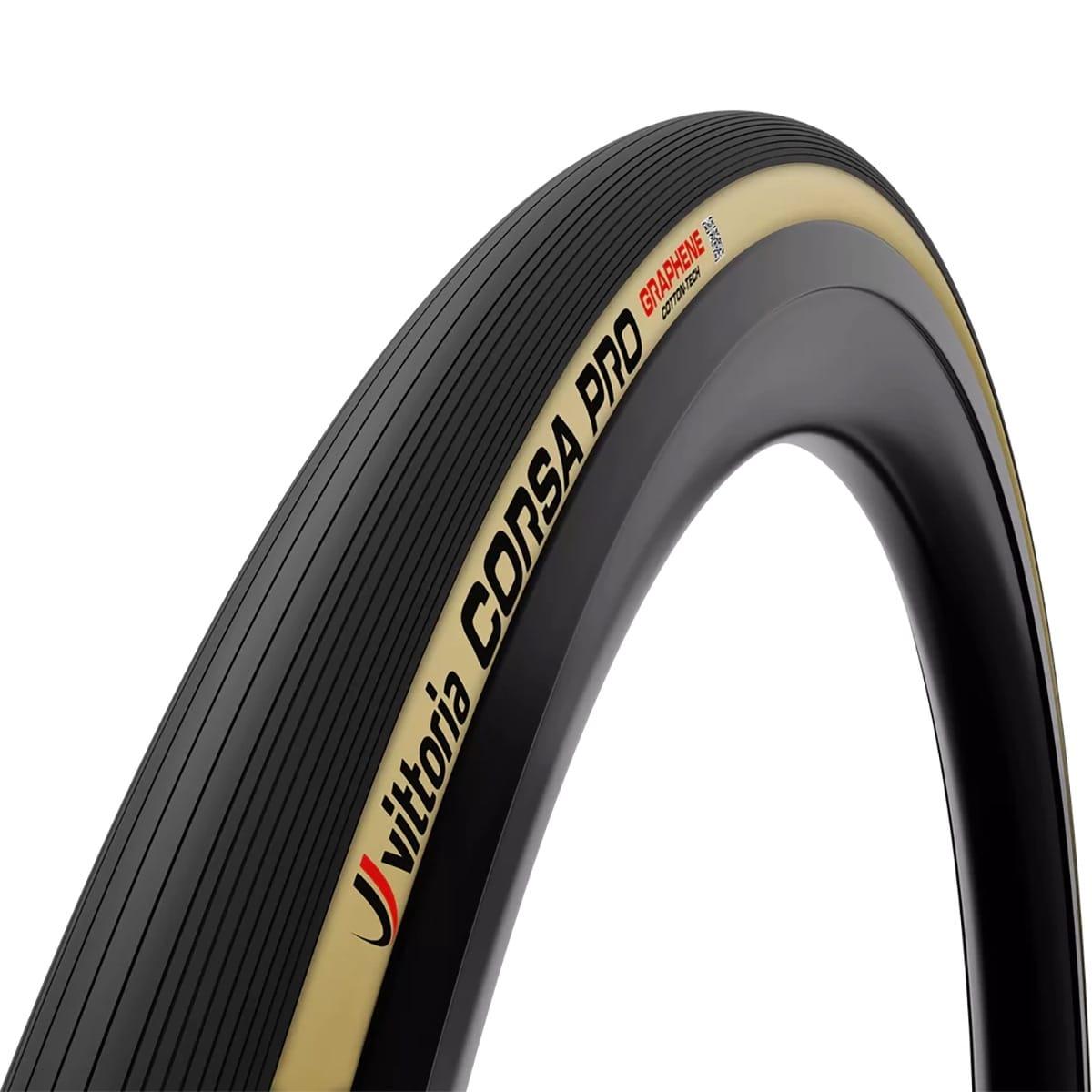 Opona VITTORIA CORSA PRO Graphene G2.0 700x26c Tubeless Ready Beige