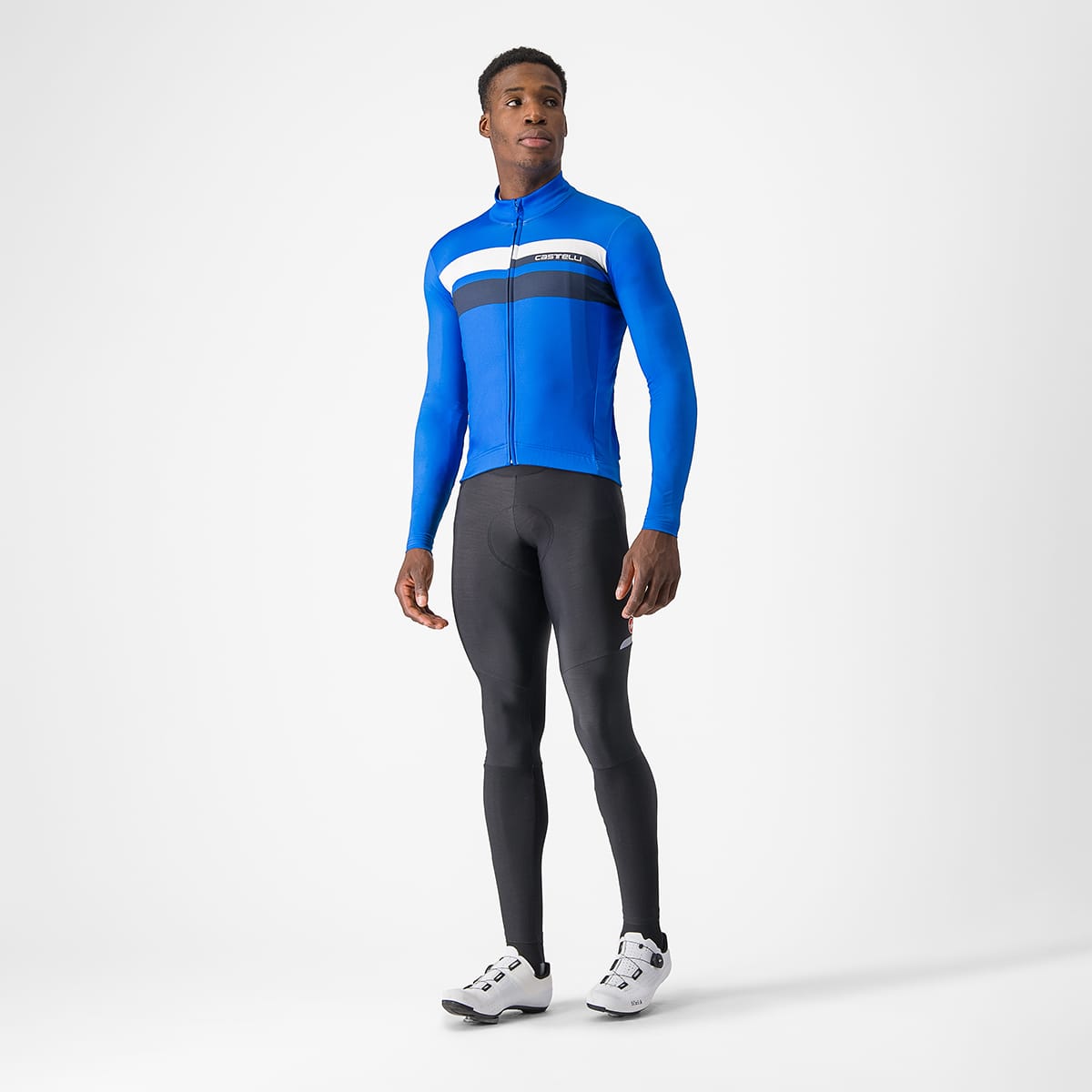 CASTELLI LINEARE Jersey z długim rękawem niebieski