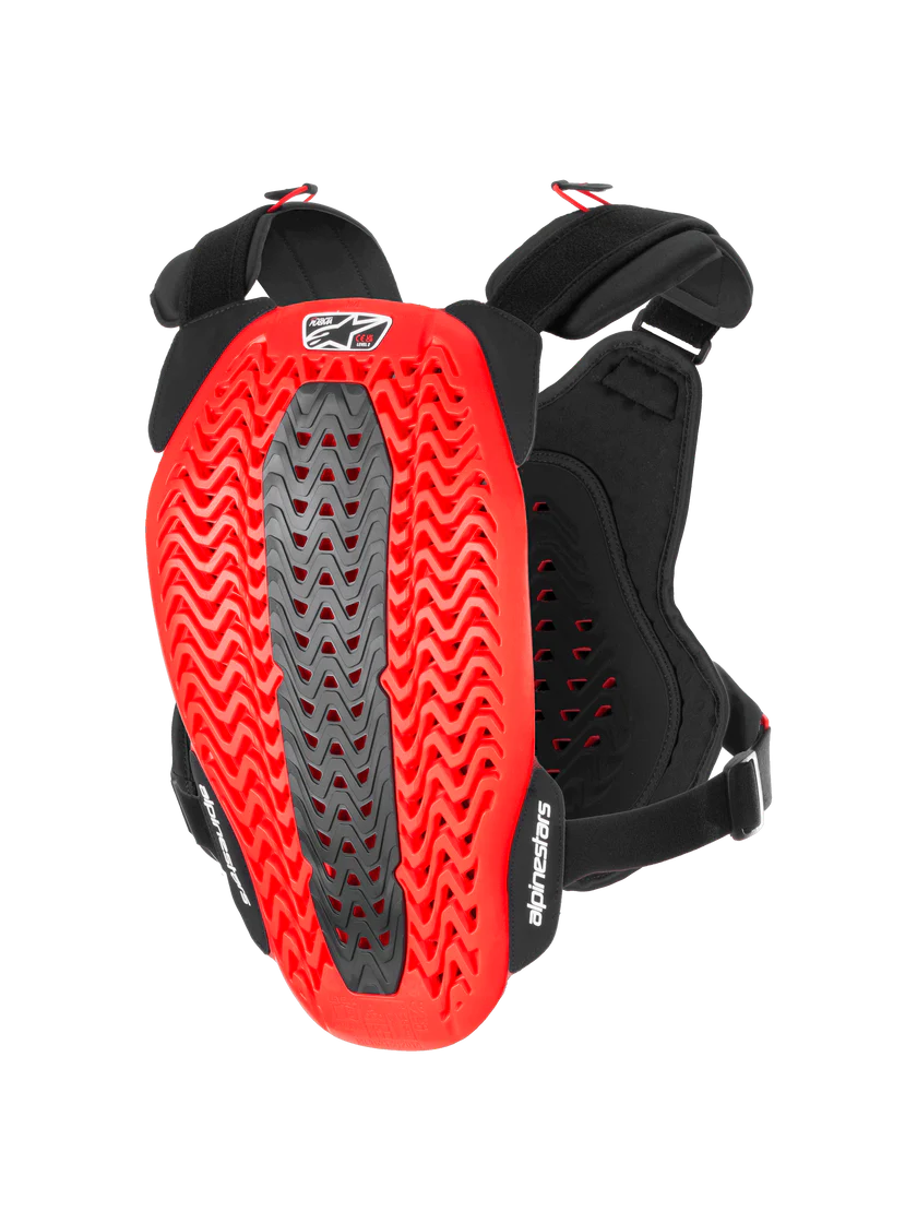 ALPINETSARS A-5 PLASMA Protective Faceplate Black/Red