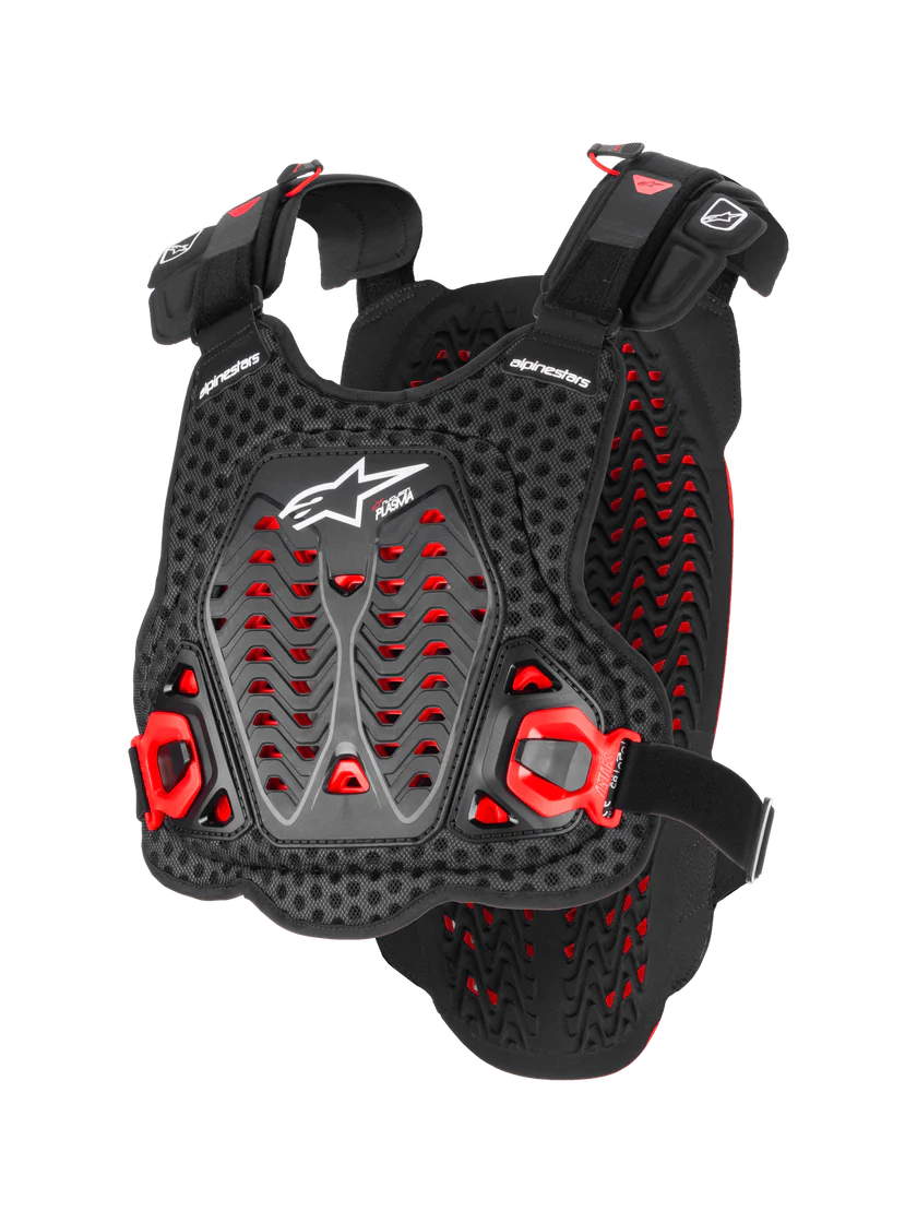 ALPINETSARS A-5 PLASMA Protective Faceplate Black/Red
