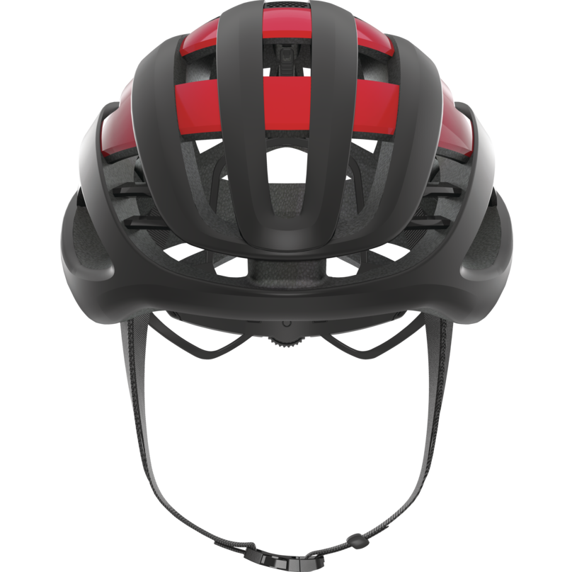 Kask szosowy ABUS AIRBREAKER czarny/czerwony