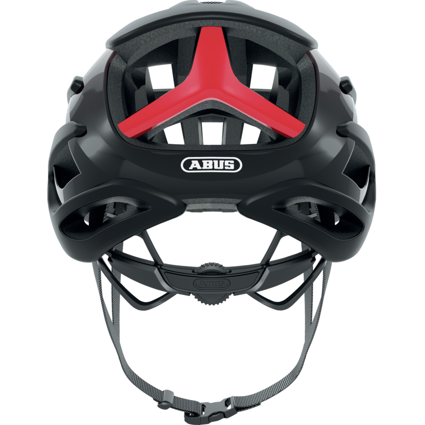 Kask szosowy ABUS AIRBREAKER czarny/czerwony