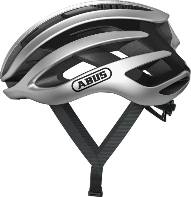 Kask szosowy ABUS AIRBREAKER srebrny