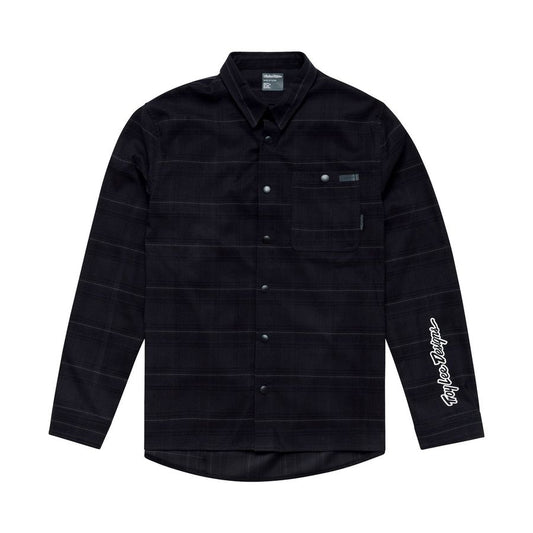 Koszula techniczna TROY LEE GRIND DESIGNS FLANNEL PLAID Carbon
