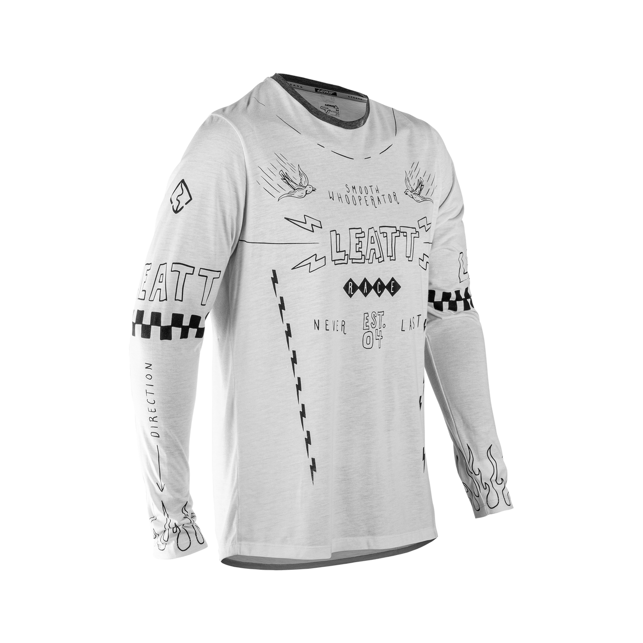 LEATT MTB Gravity 3.0 Long Sleeve Jersey White