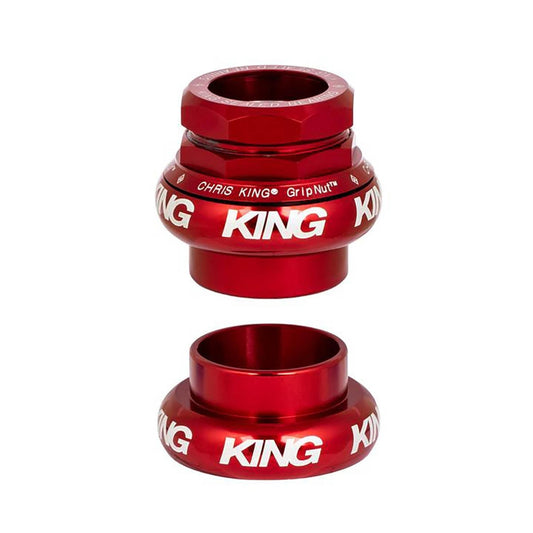 CHRIS KING GRIPNUT 1" External Headset EC30/EC30 Red