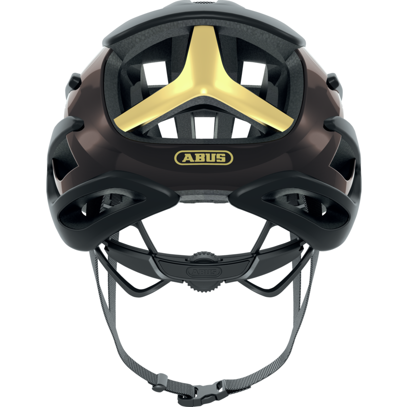 Kask szosowy ABUS AIRBREAKER czarny/złoty