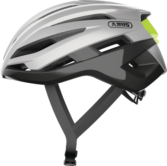 Kask szosowy ABUS STORMCHASER ACE srebrny