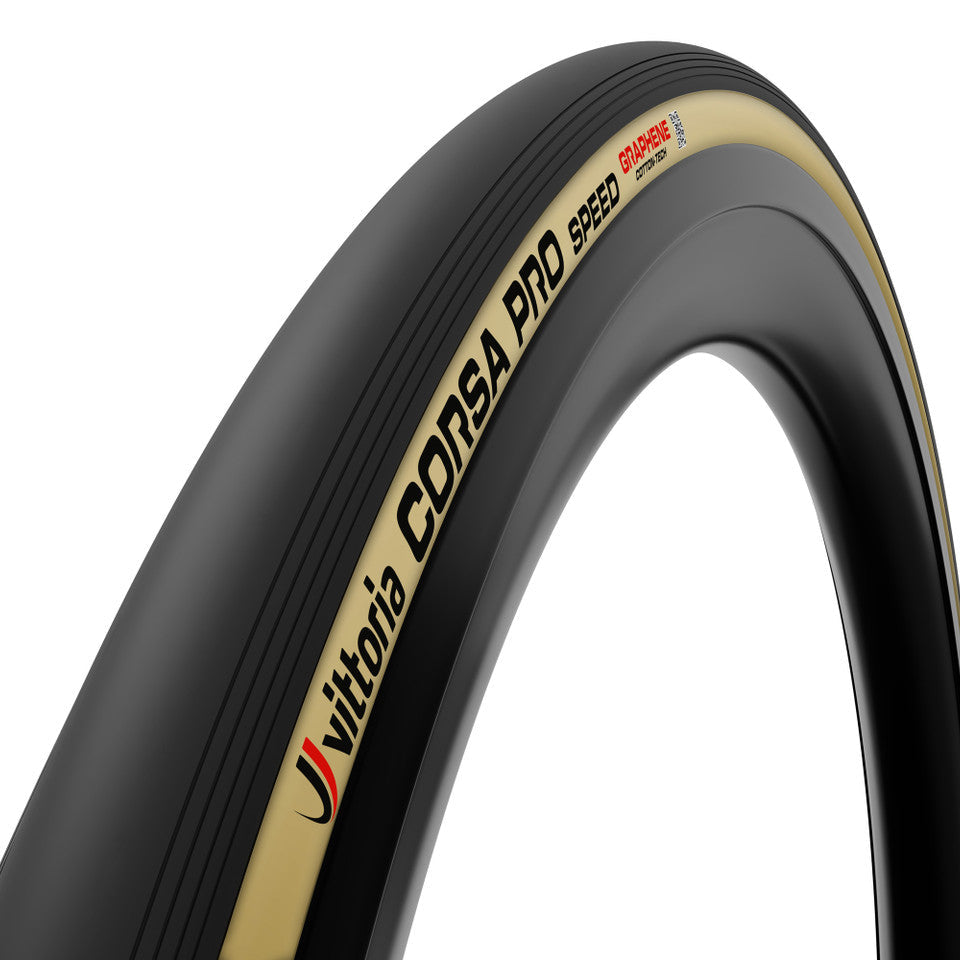 VITTORIA CORSA PRO SPEED Graphene G2.0 700c Tubeless Ready Soft Beige tire