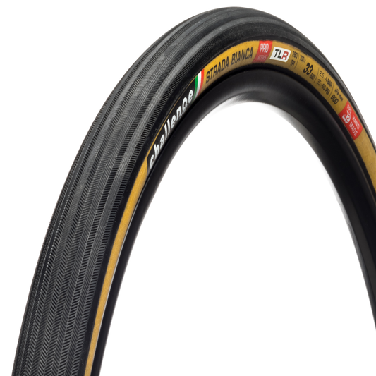 Opona CHALLENGE OPEN STRADA BIANCA 700x33c Tubeless Ready Beige