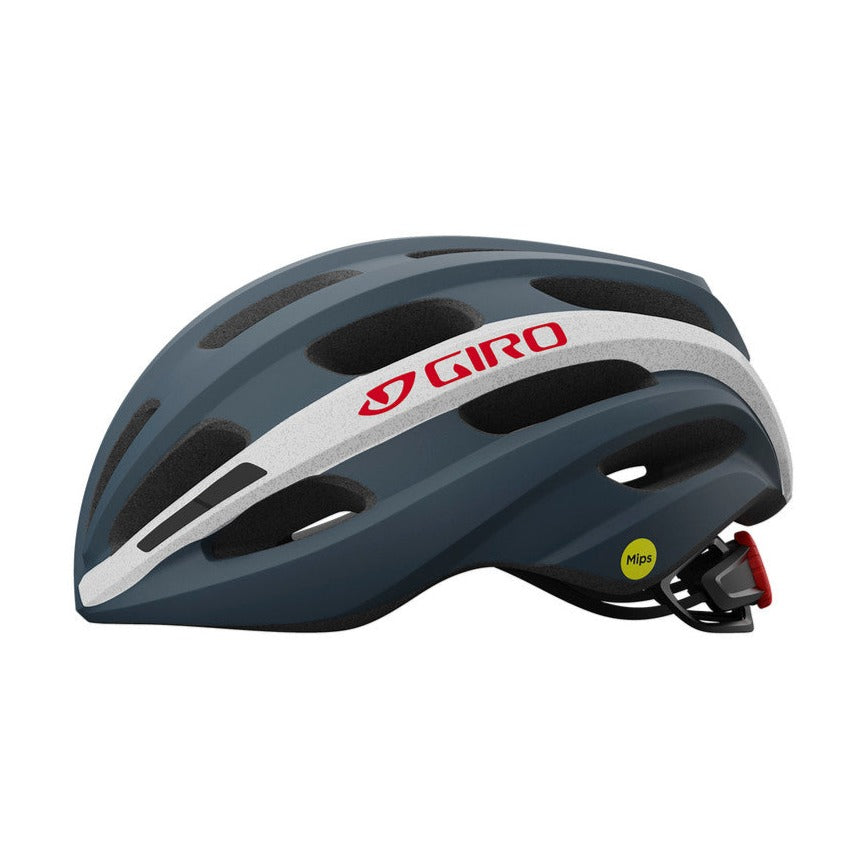 Kask szosowy GIRO ISODE MIPS II szary/biały/czerwony
