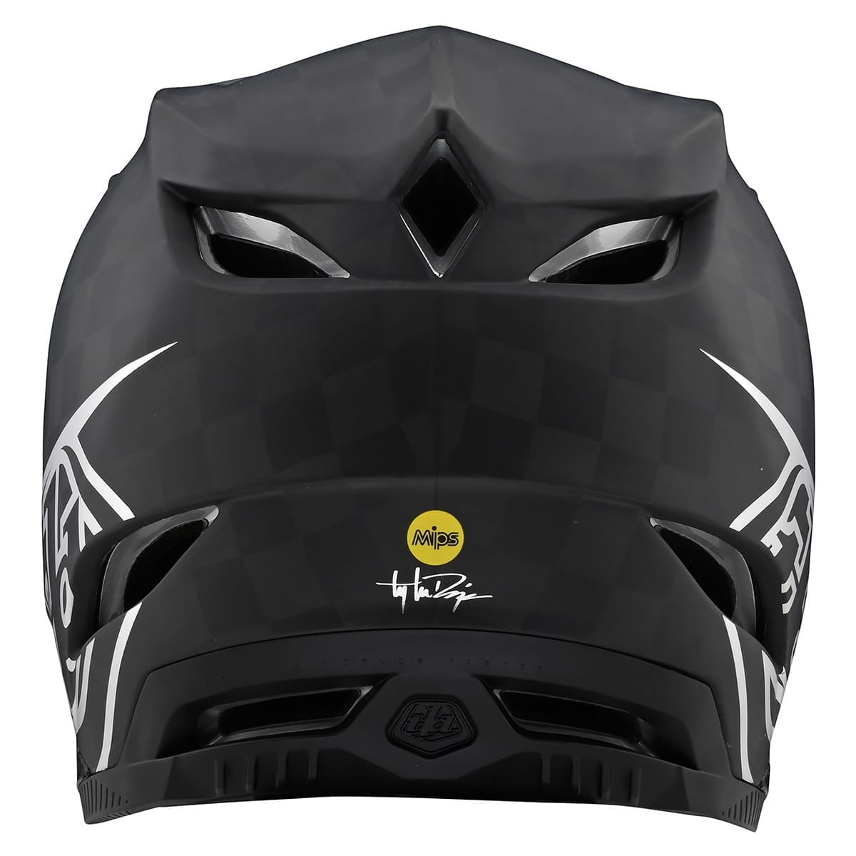 TROY LEE DESIGNS D4 CARBON MIPS MTB Helmet Black/Silver