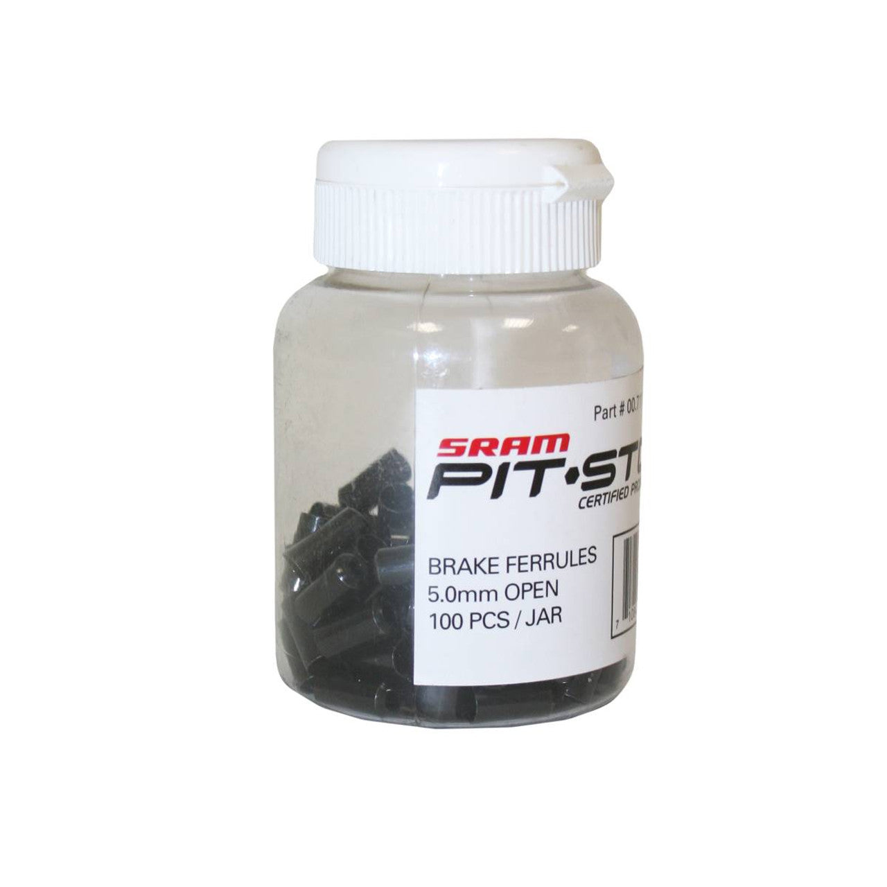 SRAM end cap for 5.0mm open brake cable (100 pcs.)