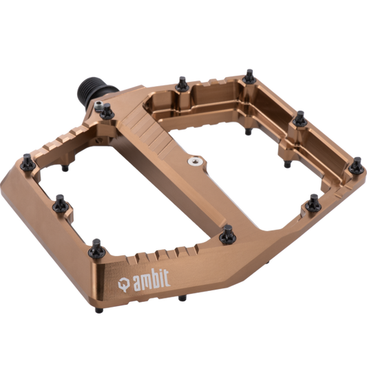 AMBIT Breach Small Brown flat pedals
