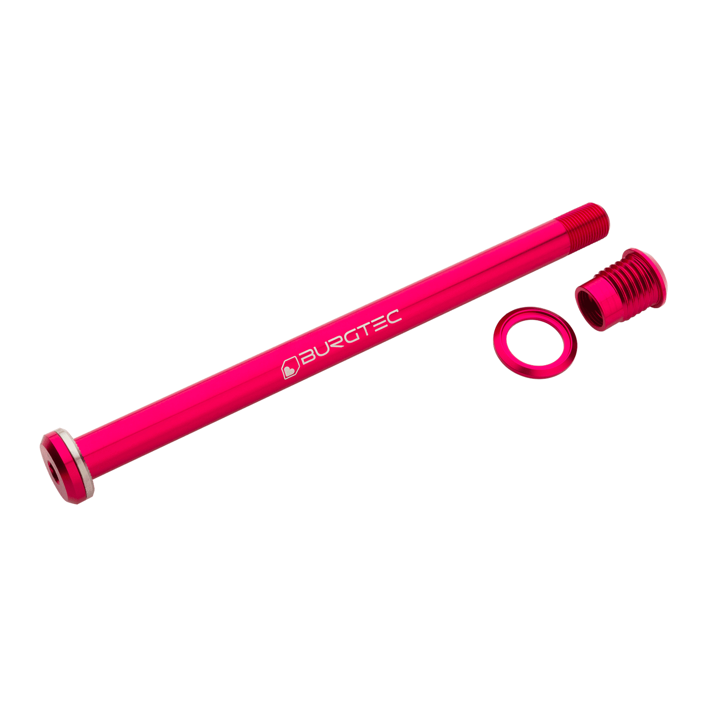 Oś tylnego koła BURGTEC 173,7 mm do różowych ram Santa Cruz