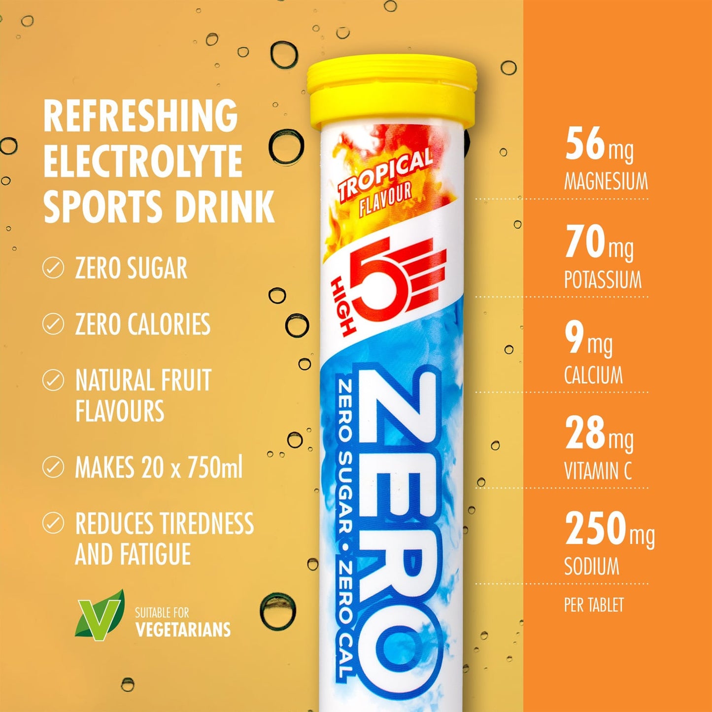 High5 ZERO Electrolyte Hydration (20 tabletek) Tropical
