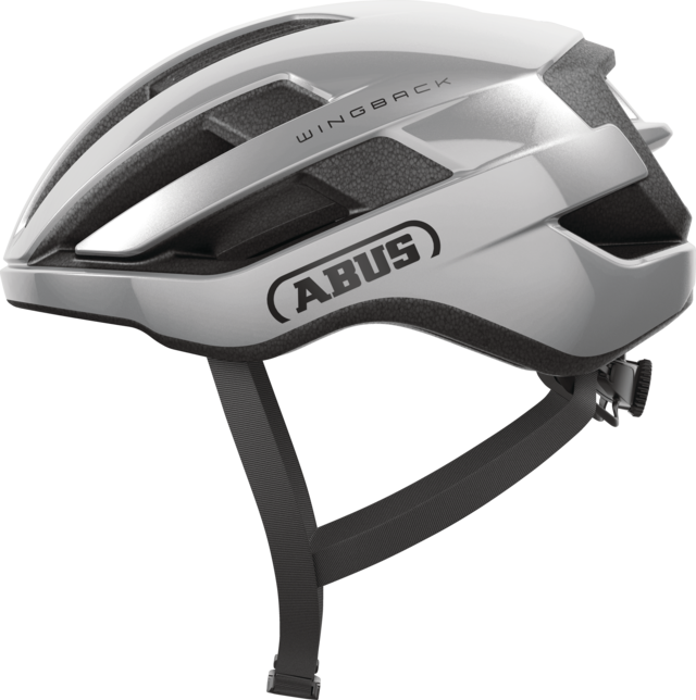 Kask szosowy ABUS WINGBACK srebrny