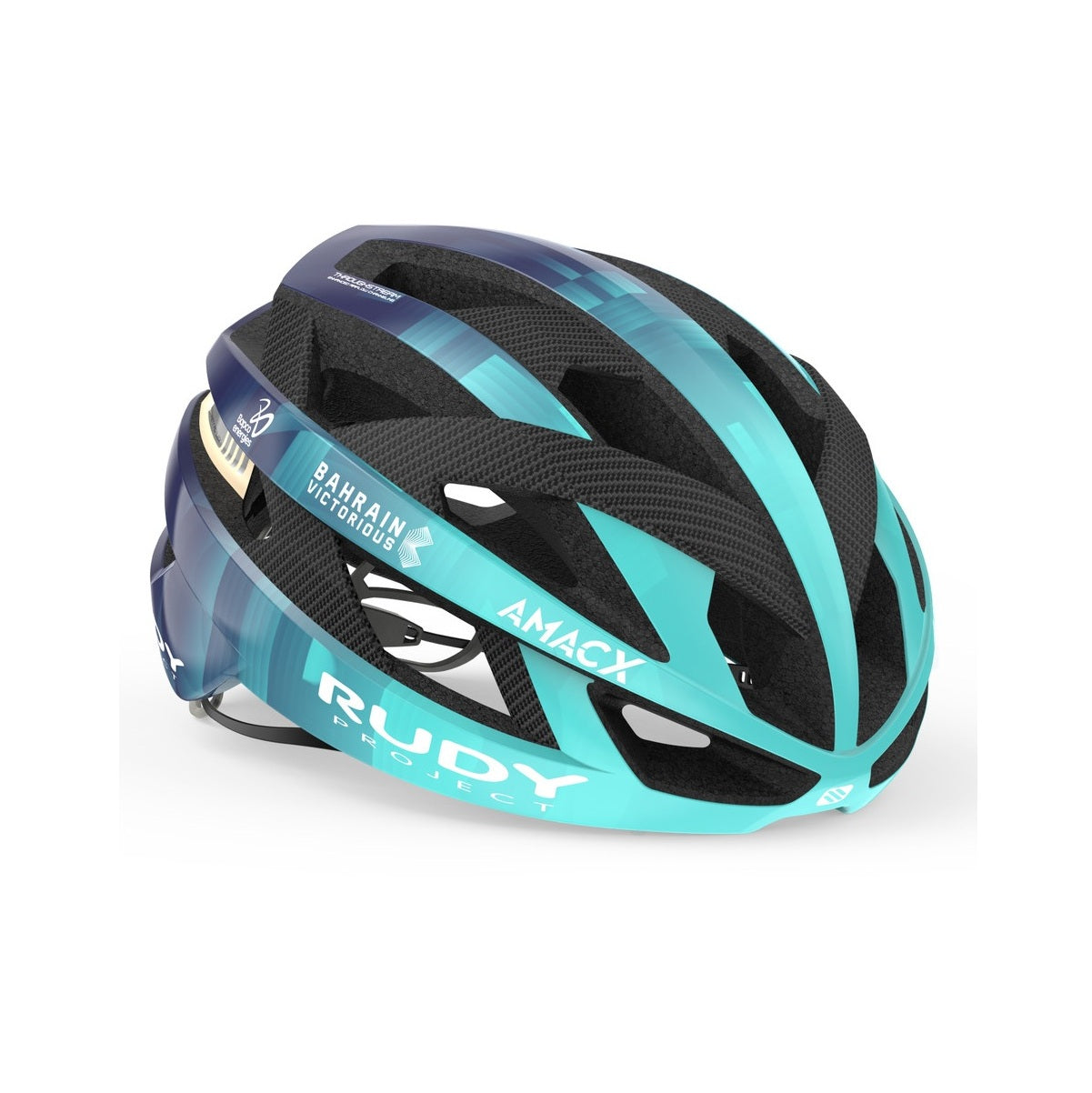 Kask szosowy RUDY PROJECT REBEL TEAM BAHRAIN VICTORIOUS Turkusowy