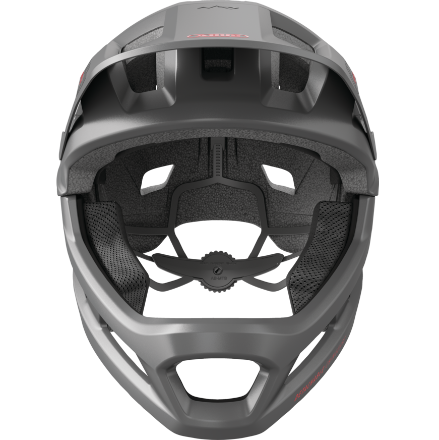 Kask MTB ABUS YOUDROP FF Junior, szary