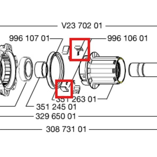 ZESTAW ZAPADEK MAVIC DO ITS-4 (LUB TS-2)