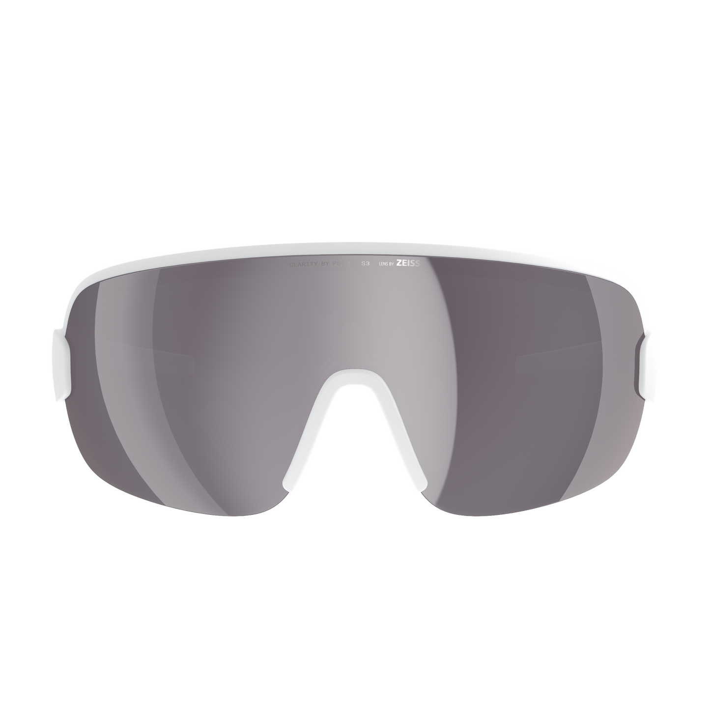 Okulary POC AIM White Clarity Road Lens Sunny Silver