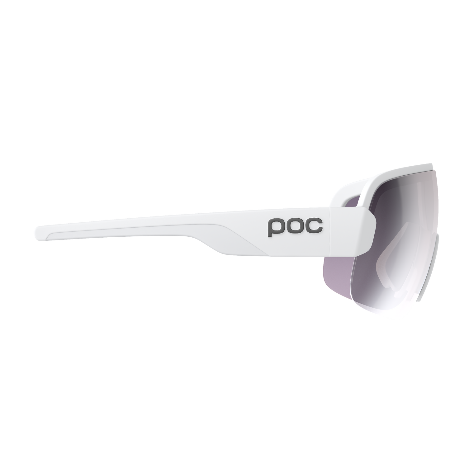 Okulary POC AIM White Clarity Road Lens Sunny Silver