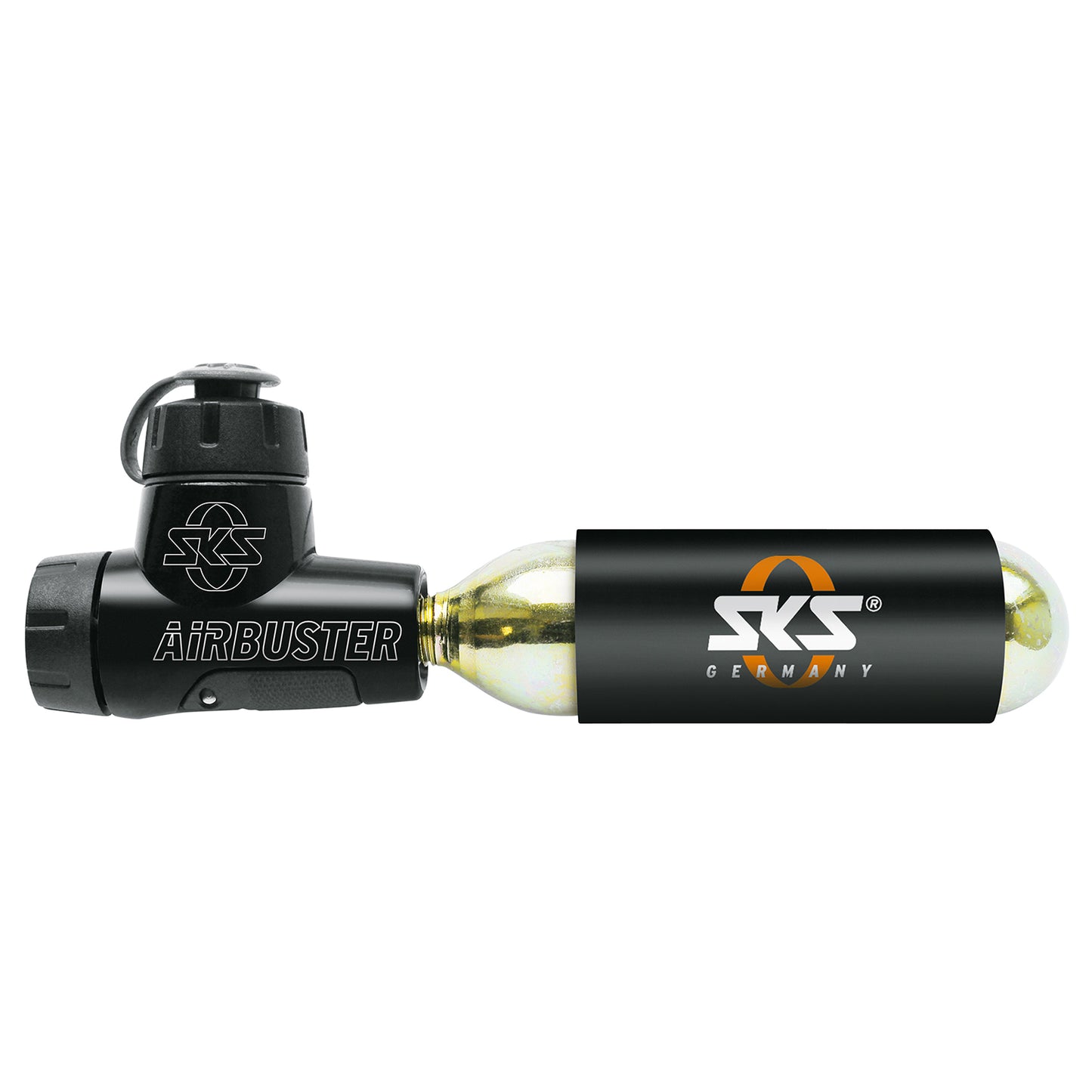 Zapalnik CO2 SKS GERMANY AIRBUSTER + gwintowany nabój CO2 16 g (x1)