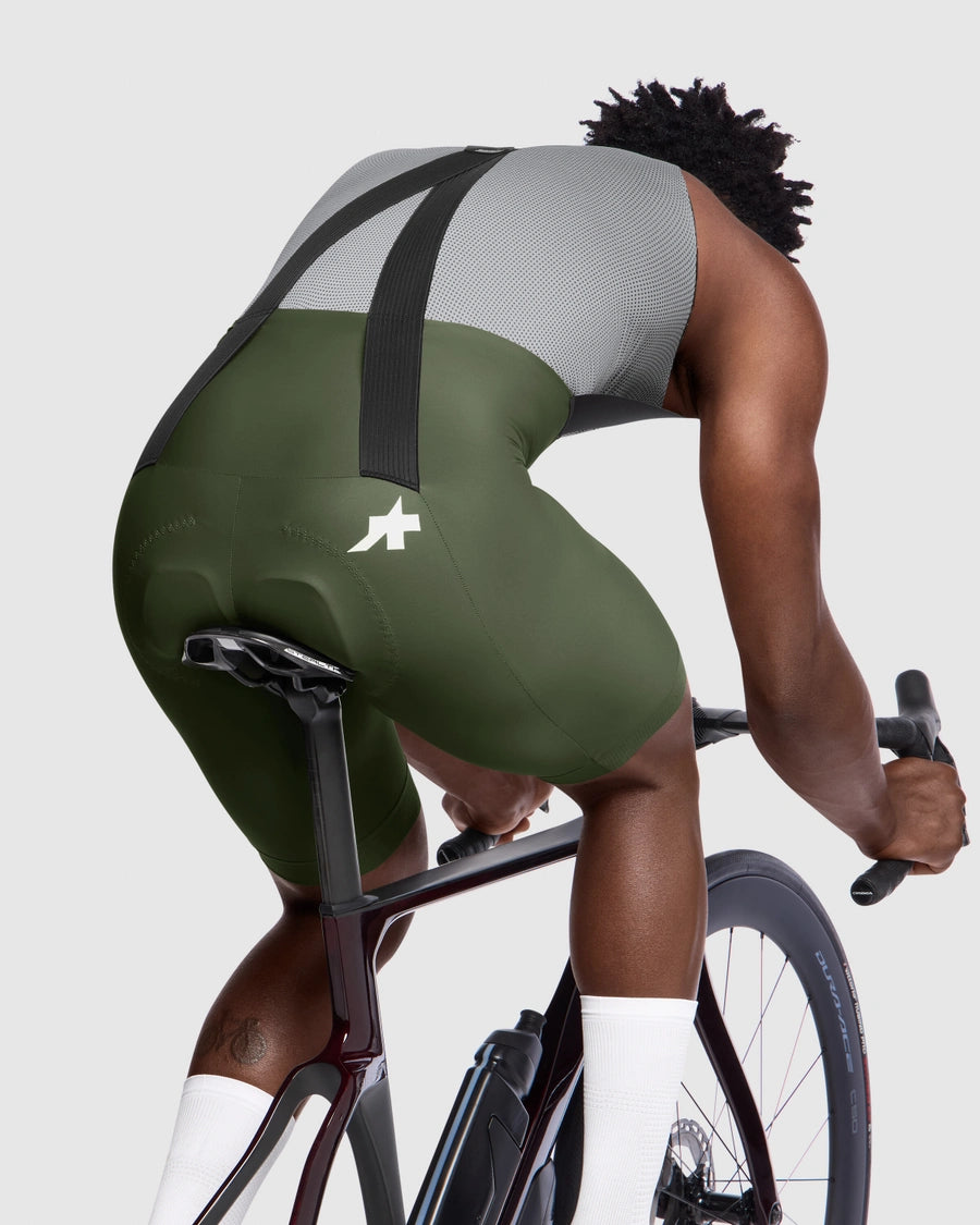 Koszulka ASSOS MILLE GT S11 Moss Green Bib Tight