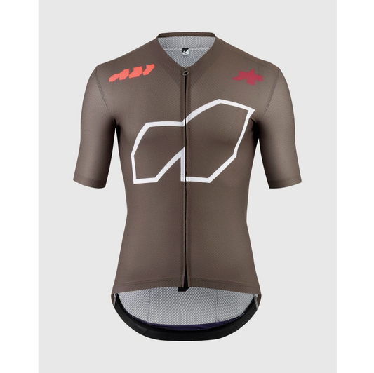 ASSOS EQUIPE R S11 Jersey We are the A z krótkim rękawem brązowy