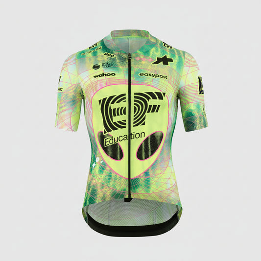 ASSOS MILLE GT EDUCATION FIRST GIRO Jersey z krótkim rękawem czarny/żółty