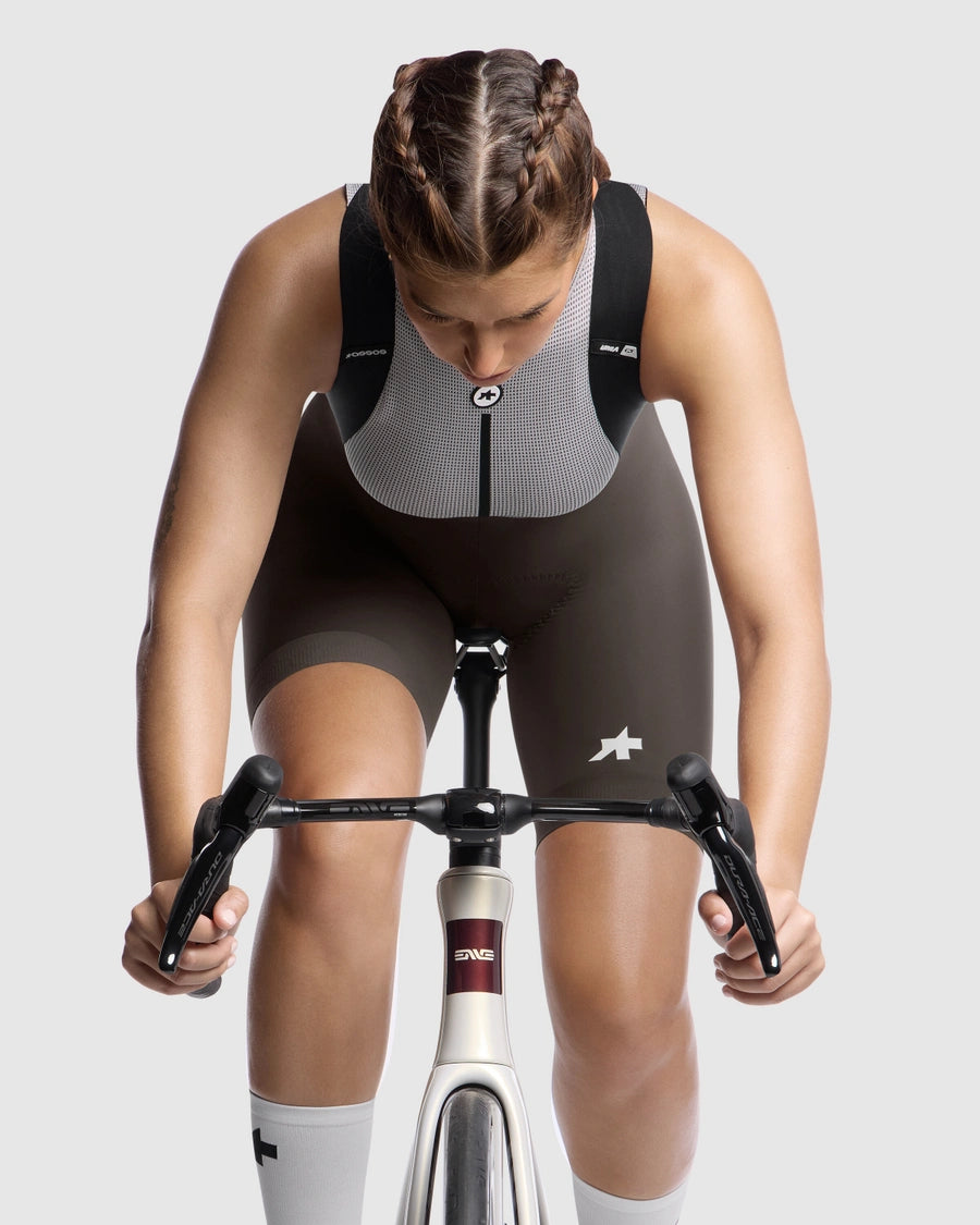 ASSOS UMA GT S11 Women's Brown Bib Shorts