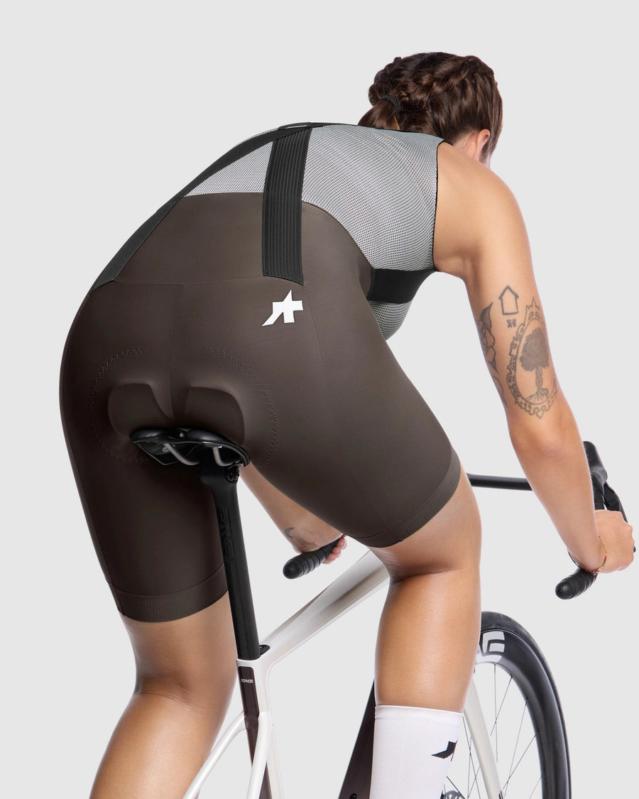 ASSOS UMA GT S11 Women's Brown Bib Shorts