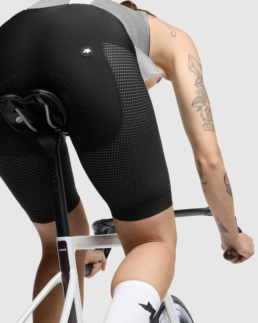 Spodenki na szelkach ASSOS MILLE GT INDOOR S11 damskie czarne